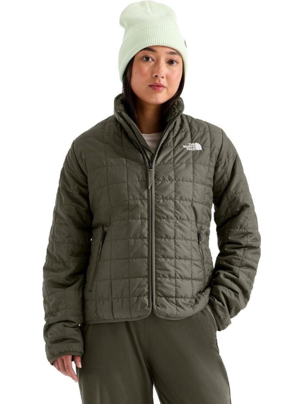 Insulated Women's Winter Jacket | Water-Repellent Coat with Zip Pockets, Plus